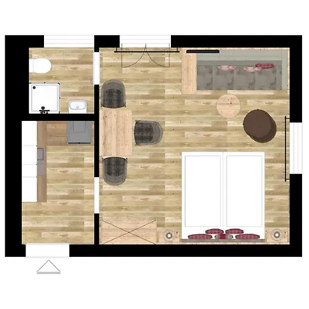 Apartament Rosa 1 & 3 *